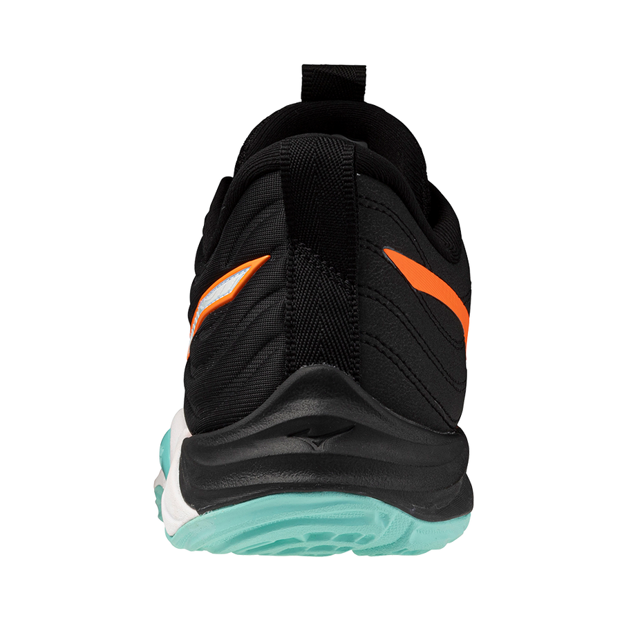 Mizuno WAVE MOMENTUM ELITE Black/Tangelo/Ice Green